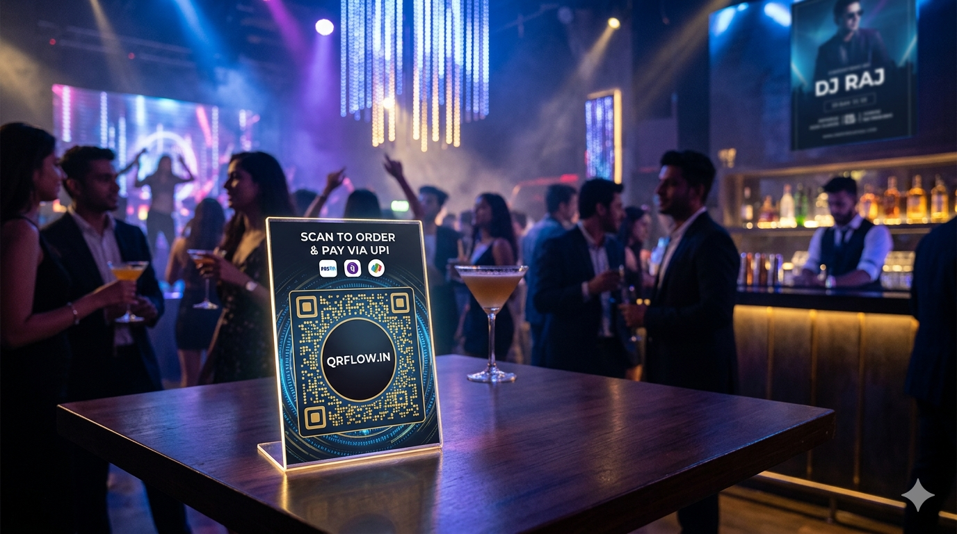 QR Code for Nightclubs & Bars: Optimizing Guest Experience & Revenue in India